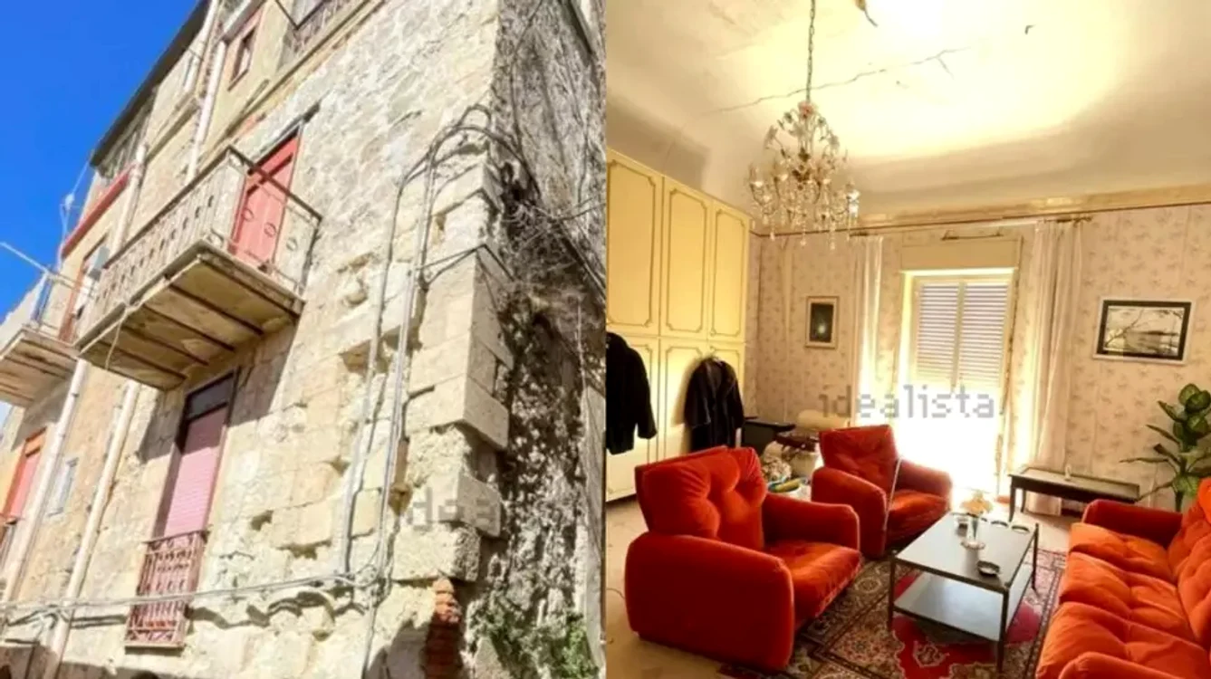 Casă de vânzare, la 8000 de euro, într-un sat pitoresc din Italia.