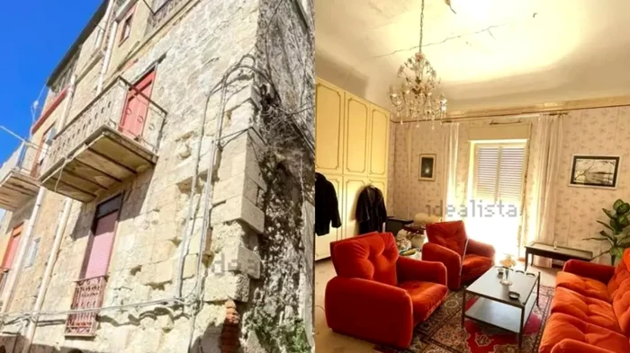 Casă de vânzare, la 8000 de euro, într-un sat pitoresc din Italia.