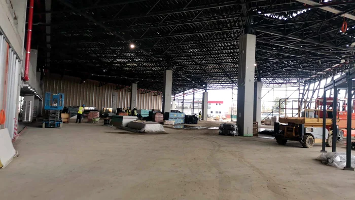 Construcția noului terminal de pe Aeroportul Timișoara FOTO Ștefan Both
