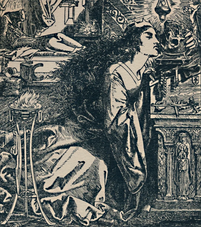 „Rosamund, regina lombarzilor”, c1850 1900, (1923)  Artist Frederick Augustus Sandys, Foto Profimedia jpg