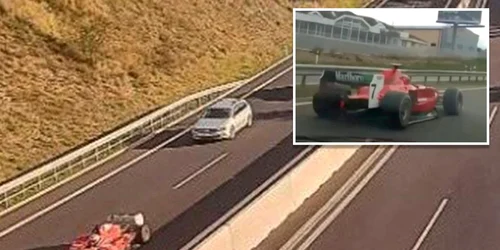politia cehă l a prins pe șoferul fantomă care ieșea cu mașina de curse pe autostrada foto X @nypost