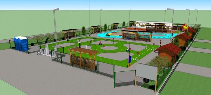 Parcul tematic a fost finalizat