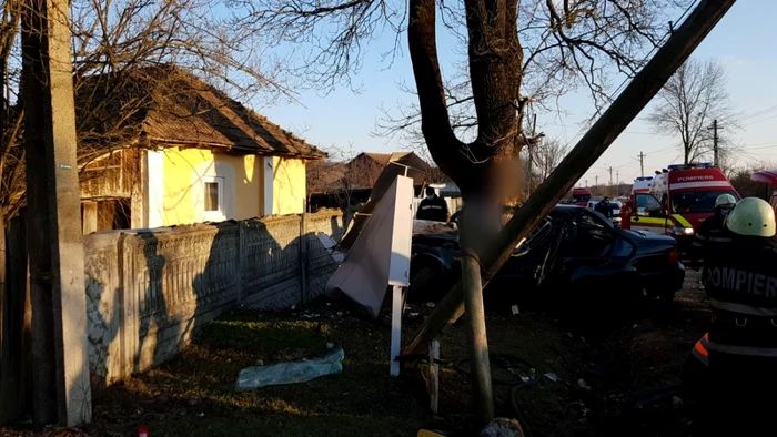 Accidentul a avut loc pe un drum comunal                                                                    FOTO: Arhivă