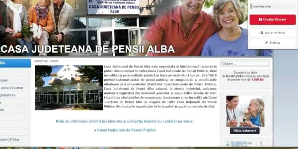 site pensii alba