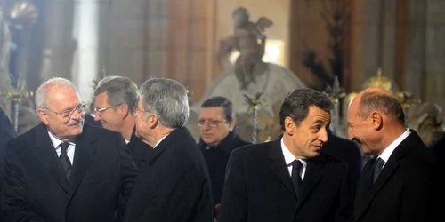 Traian Băsescu şi Nicolas Sarkozy / Foto: AFP