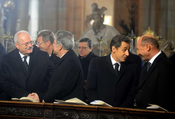 Traian Băsescu şi Nicolas Sarkozy / Foto: AFP