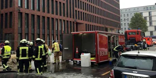 Noul sediu al serviciului germand e informatii BND evacuat din cauza unor vapori toxici de acid sulfuric FOTO Peter Oliver/RT