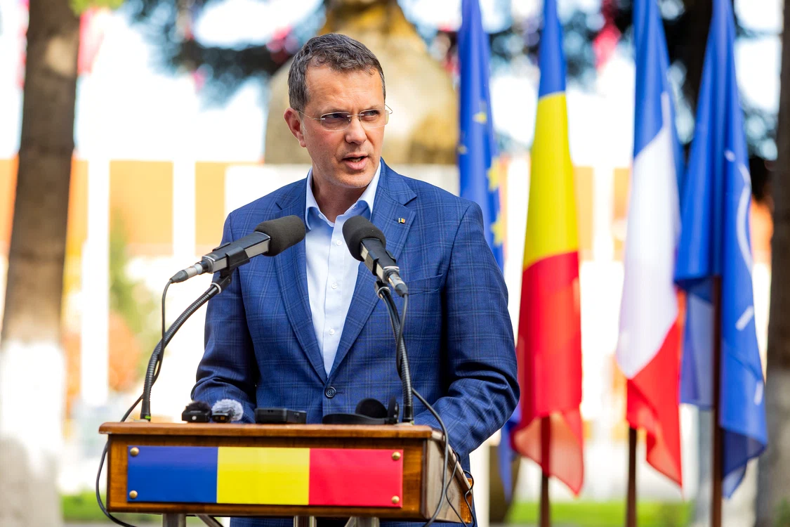Ministrul Apărării, Ionuț Moșteanu. FOTO: Mediafax