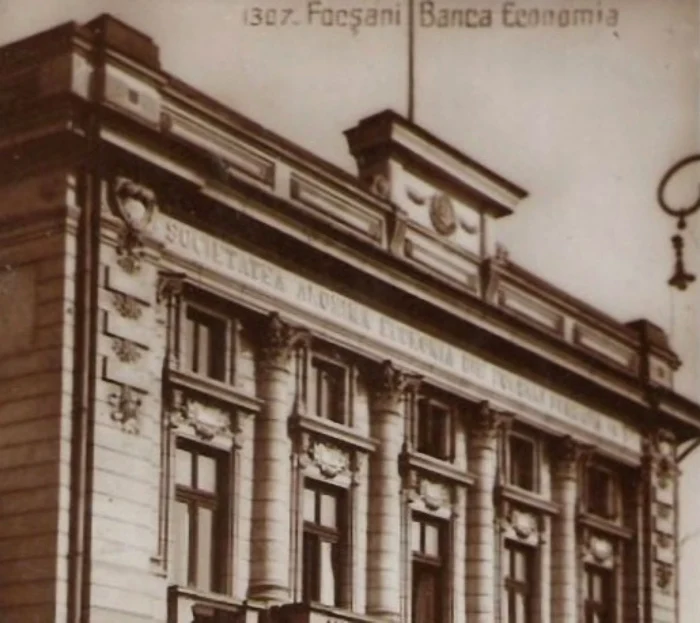 Banca Economia din Focşani a fost demolată în 1971