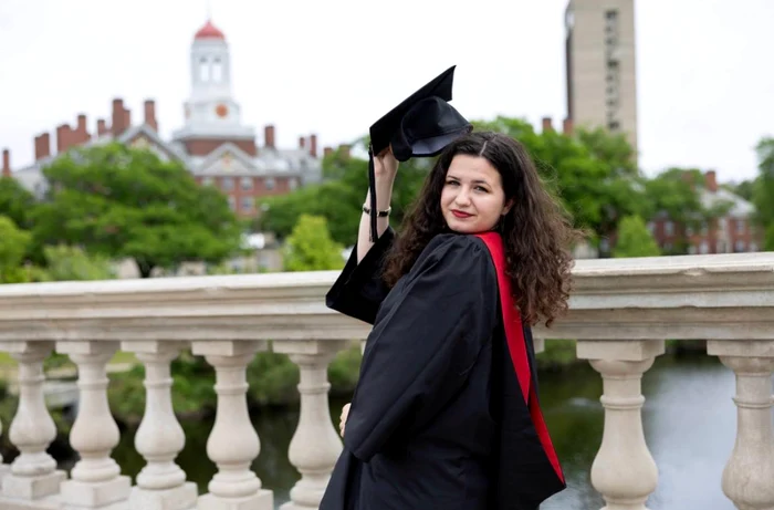 Daria Teodora Hărăbor, tânăra din Galați care a absolvit la Harvard. FOTO: Viața Liberă