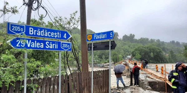 inundatii in judetul vrancea 19 iunie
