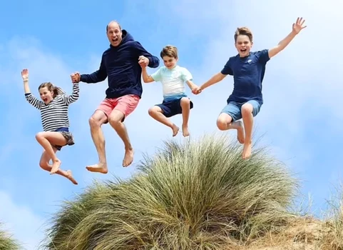 Prințul William, George, Charlotte și Louis
