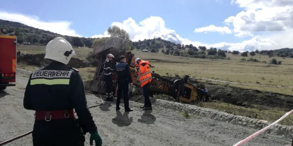 accident utilaj. foto