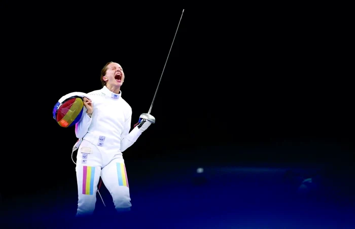 Ana Maria Brânză a explodat de bucurie după finala de la Baku. FOTO Guliver/Getty Images