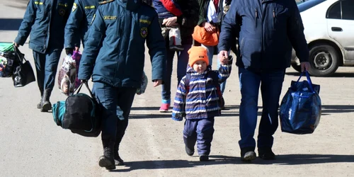 Evacuări Doneţk - 19 feb 2022 / FOTO Profimedia