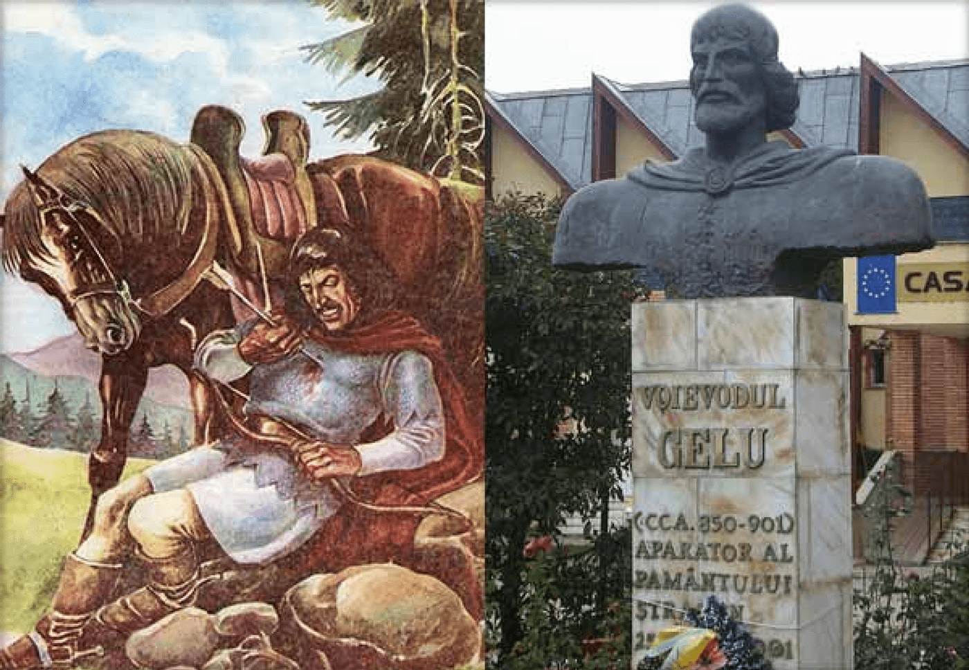 Legenda marelui voievod Gelu Românul, de pe valea râului Someş