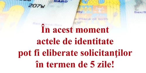 calarasi eliberarea actului de identitate se face in 5 zile foto facebook/pmc