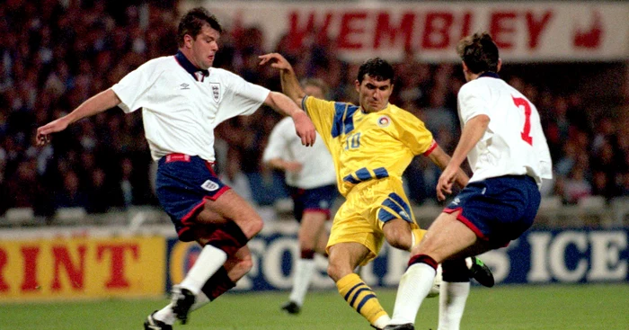 Hagi, la echipa națională, la un meci cu Anglia