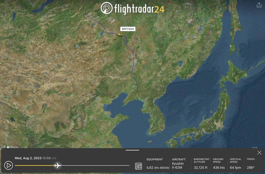 Un avion militar rusesc a efectuat un zbor misterios în Coreea de Nord. Ce arme ar putea oferi Kim Jong-un Rusiei