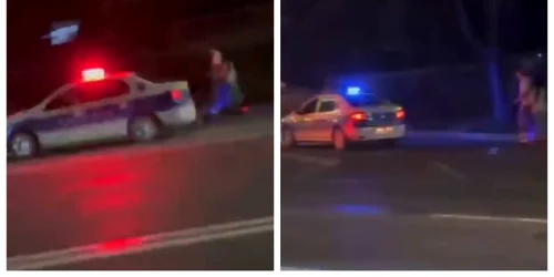 Adolescenți pe trotineta