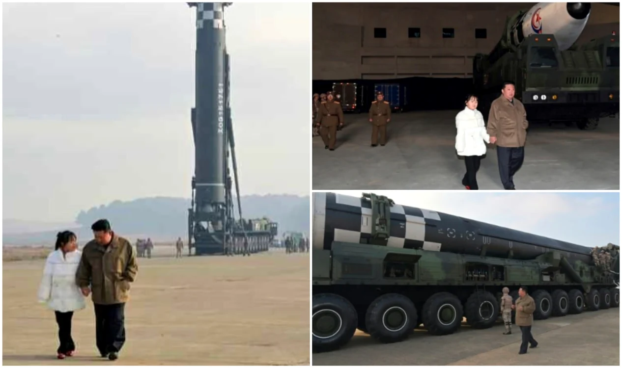  Ju Ae și Kim Jong Un. FOTO Twitter
