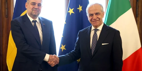Ciolacu, întrevedere cu ministrul de interne din Italia FOTO: Facebook