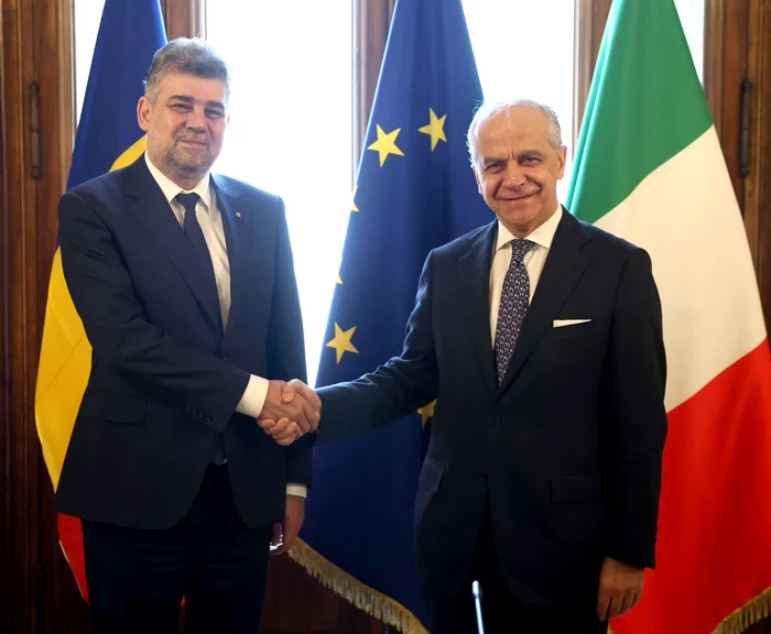 Ciolacu, întrevedere cu ministrul de interne din Italia FOTO: Facebook