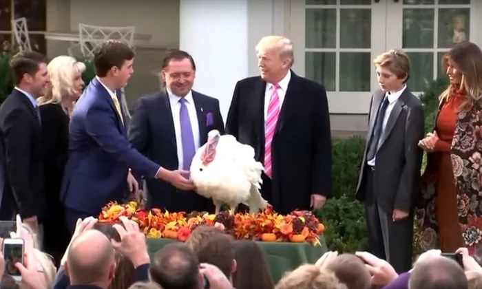 Donald Trump a gratiat curcanul jpeg