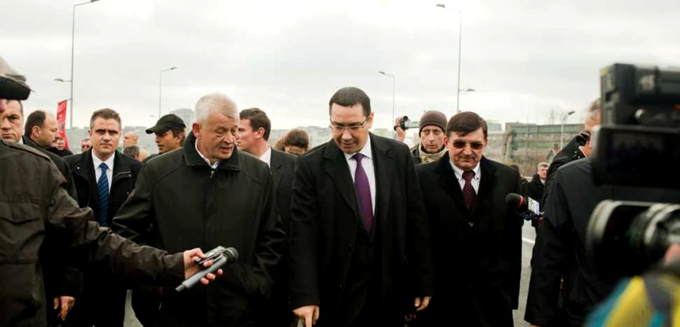 Victor Ponta a participat la inaugurarea Pasajului Chişinău.FOTO Mediafax