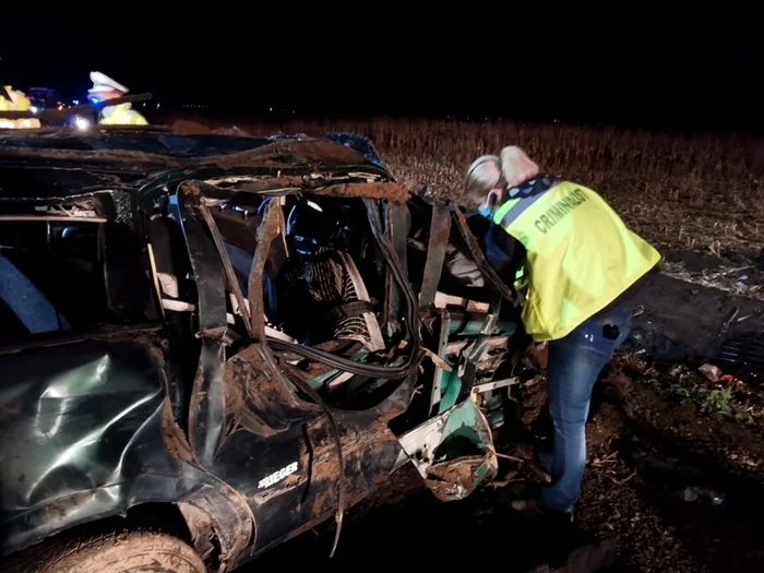 Accidentul a avut loc între localităţile Folea şi Tormac FOTO Arhivă