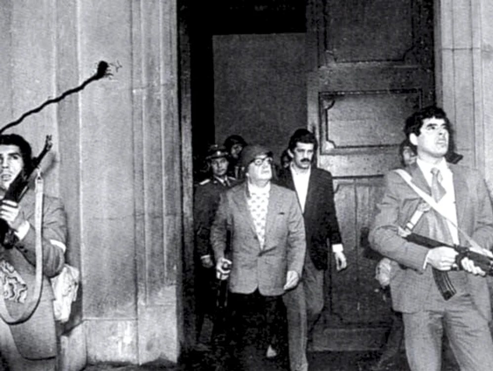 Ultima fotografie a președintelui chilian Salvador Allende. Foto: Arhiva Adevărul 