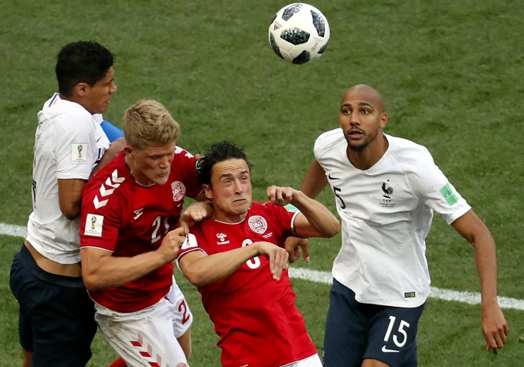 
    Franta si Danemarca au oferit cel mai urat meci de la Cupa Mondiala 2018FOTO: EPA  