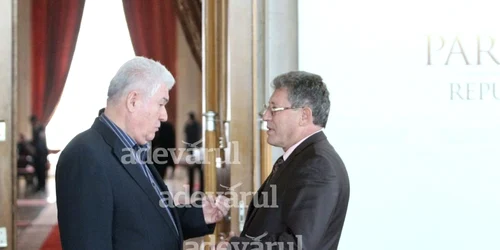 Vladimir Voronin și Mihai Ghimpu au făcut schimb de amabilități