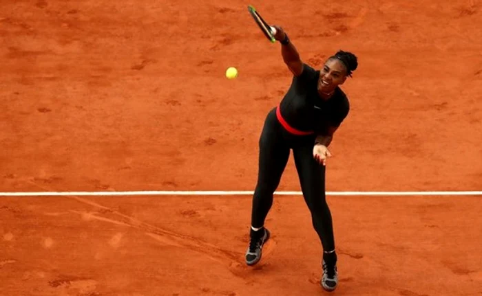 
    Serena Williams, în echipamentul mulat de la Australian Open 2021Foto: Guliver/ GettyImages  