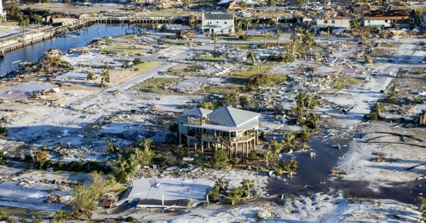 Mexico Beach dupa uraganul Michael FOTO AFP