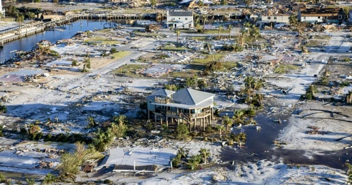 Mexico Beach dupa uraganul Michael FOTO AFP