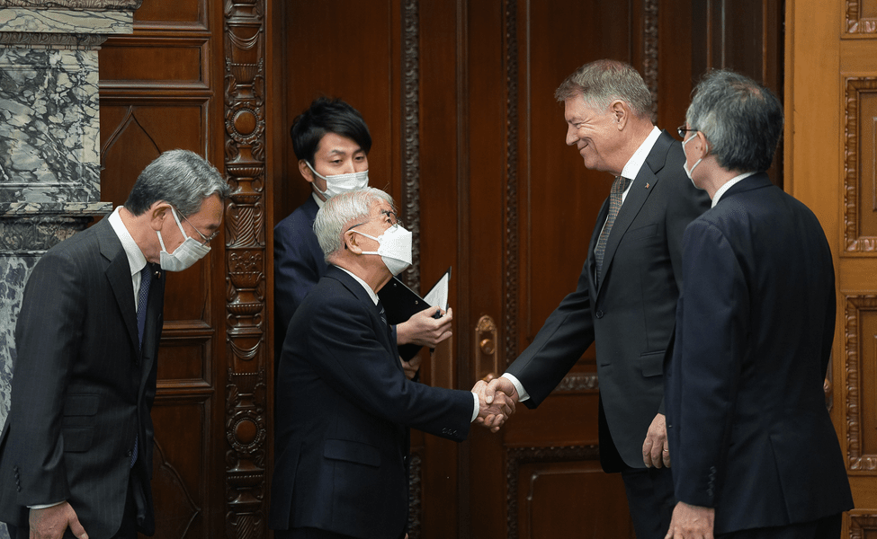 Concluziile întâlnirilor lui Iohannis cu șefii Parlamentului japonez