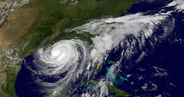 Furtuna tropicală Isaac s-a înteţit puternic, ajungând la gradul de uragan de categoria 1 FOTO: Reuters/imagina NASA surprinsă marţi, 28 august