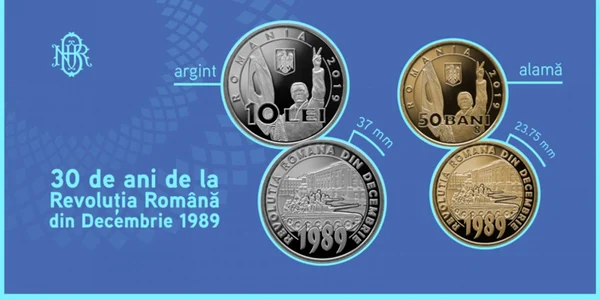 Banca Naţională a României monede Revoluţia din 1989