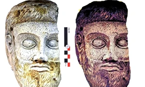 Ancient terracotta head jpg