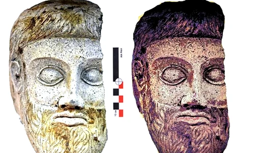 Ancient terracotta head jpg