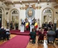 Carmen Iohannis în costum alb în vizita din Argentina