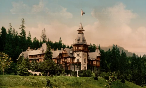 Castelul Peleș, la sfârșitul secolului al XIX-lea (© The Library of Congress)
