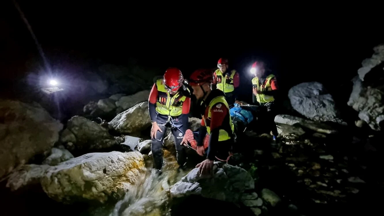 Operațiune de salvare montană. FOTO arhivă Dispeceratul Național Salvamont