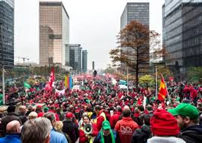 Sindicaliștii belgieni sunt în grevă generală