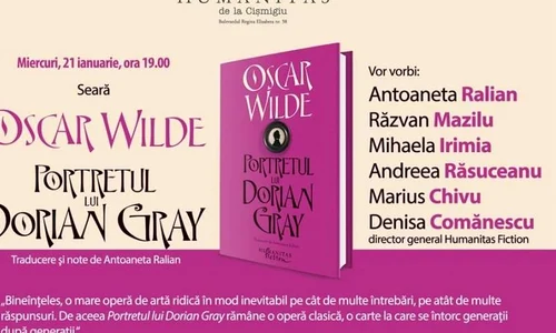 Seară Oscar Wilde la Librăria Humanitas de la Cișmigiu jpeg