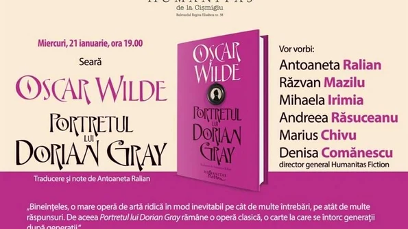 Seară Oscar Wilde la Librăria Humanitas de la Cișmigiu jpeg