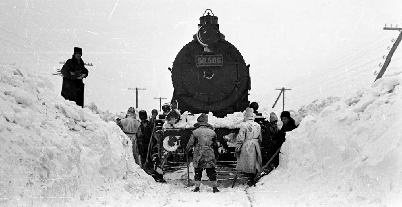 Viscolul din 1954 Foto: arhivă Click!