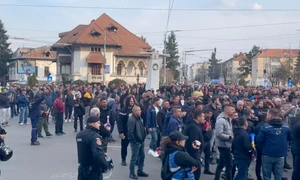 protest mineri si energeticieni la CEO targu jiu foto facebook cronica romaneasca jpg