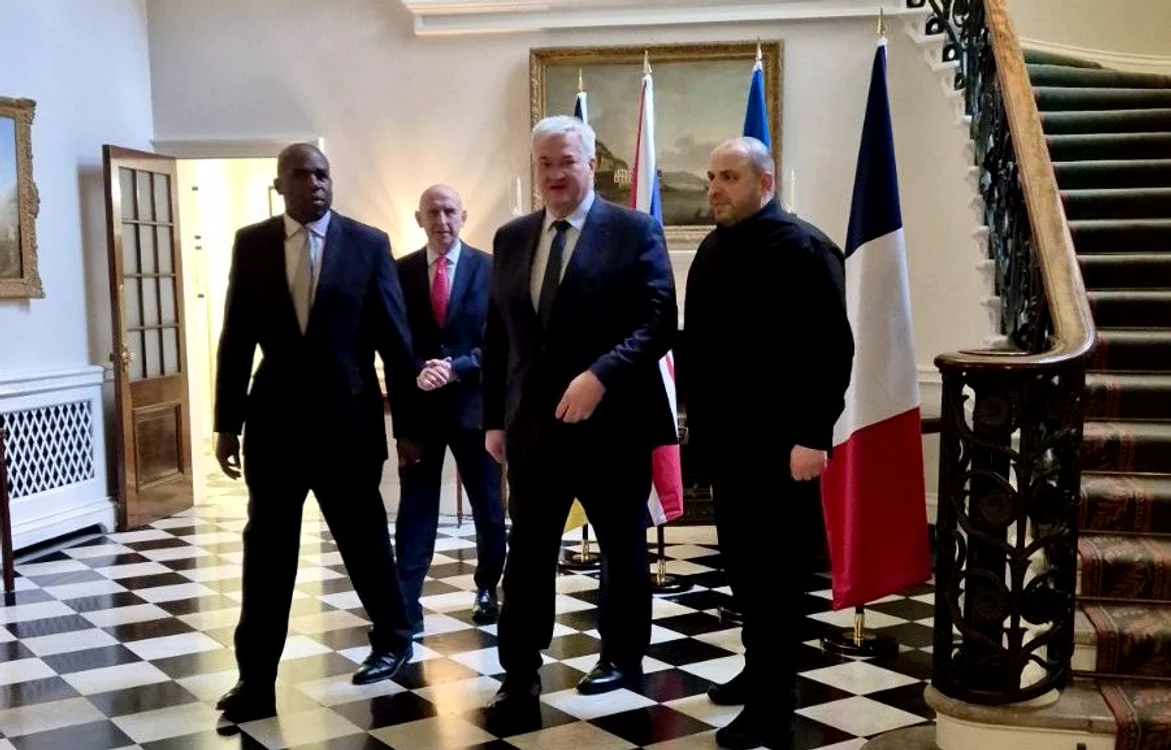 Delegația ucraineană la Londra/FOTO:X